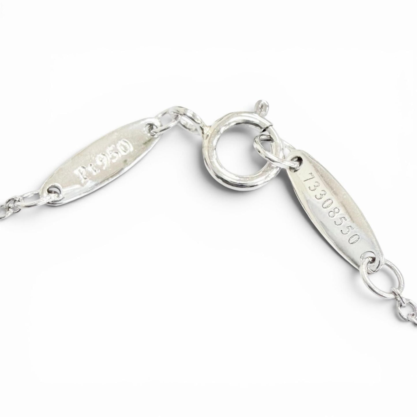 Tiffany & Co by the Yard Diamond Necklace Diameter 4.90 Platinum — view 7