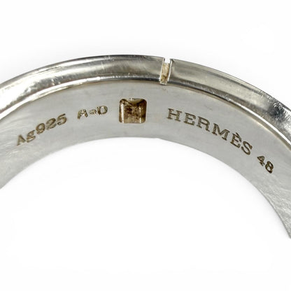 Hermes Cles Motif Ring Silver — view 8