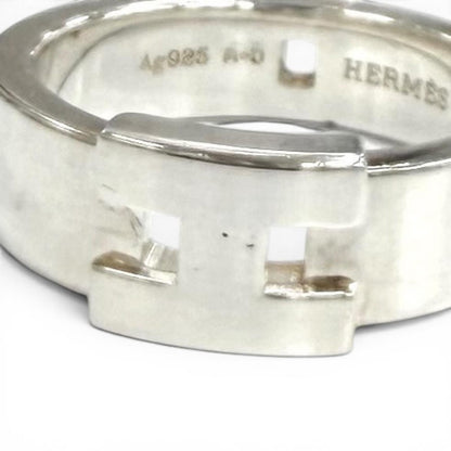 Hermes Cles Motif Ring Silver — view 5