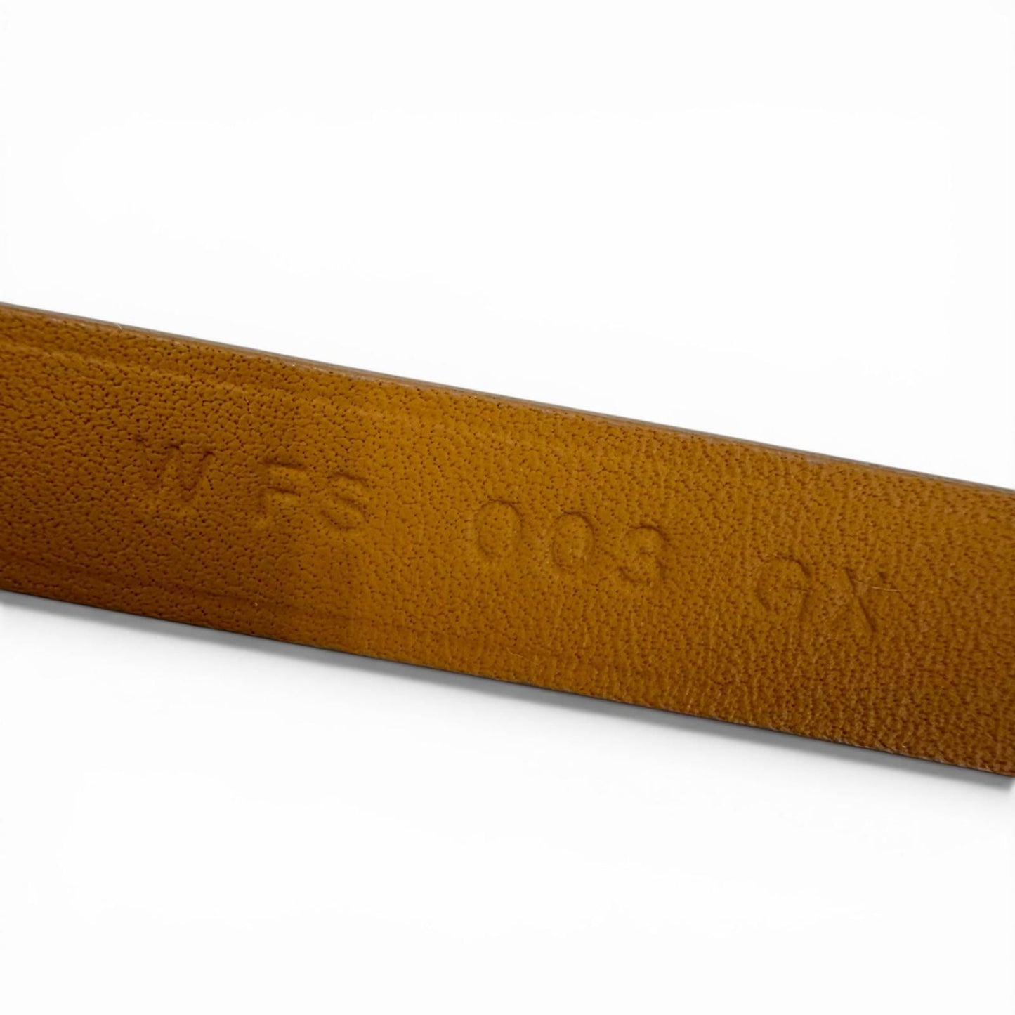 Hermes Minike Tall Double Tour Jaune Poussin Pink Gold Leather Bracelet T2 — view 9