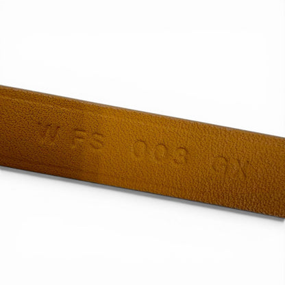 Hermes Minike Tall Double Tour Jaune Poussin Pink Gold Leather Bracelet T2 — view 9