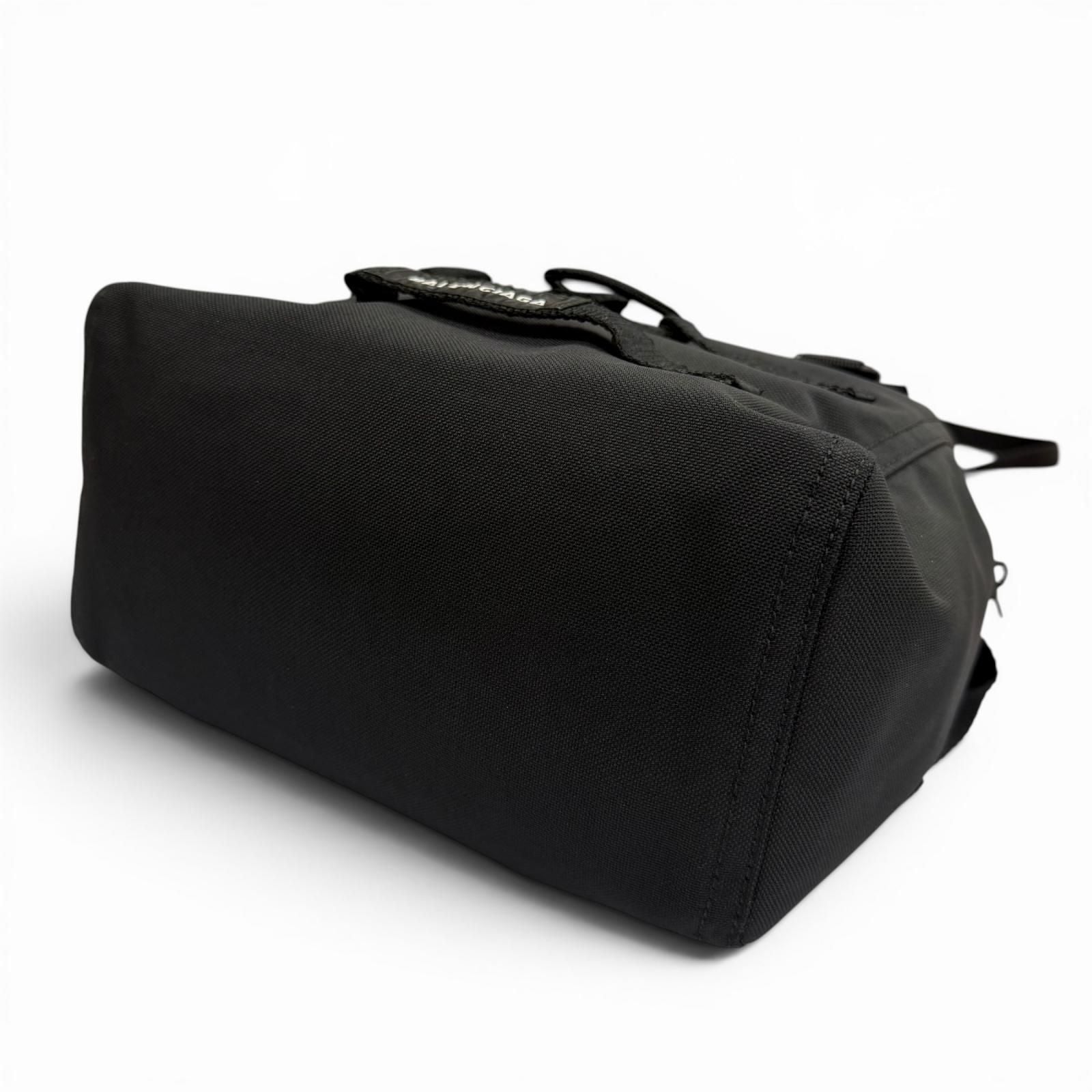 Balenciaga Army Small Nylon 2-Way Tote Black — view 5