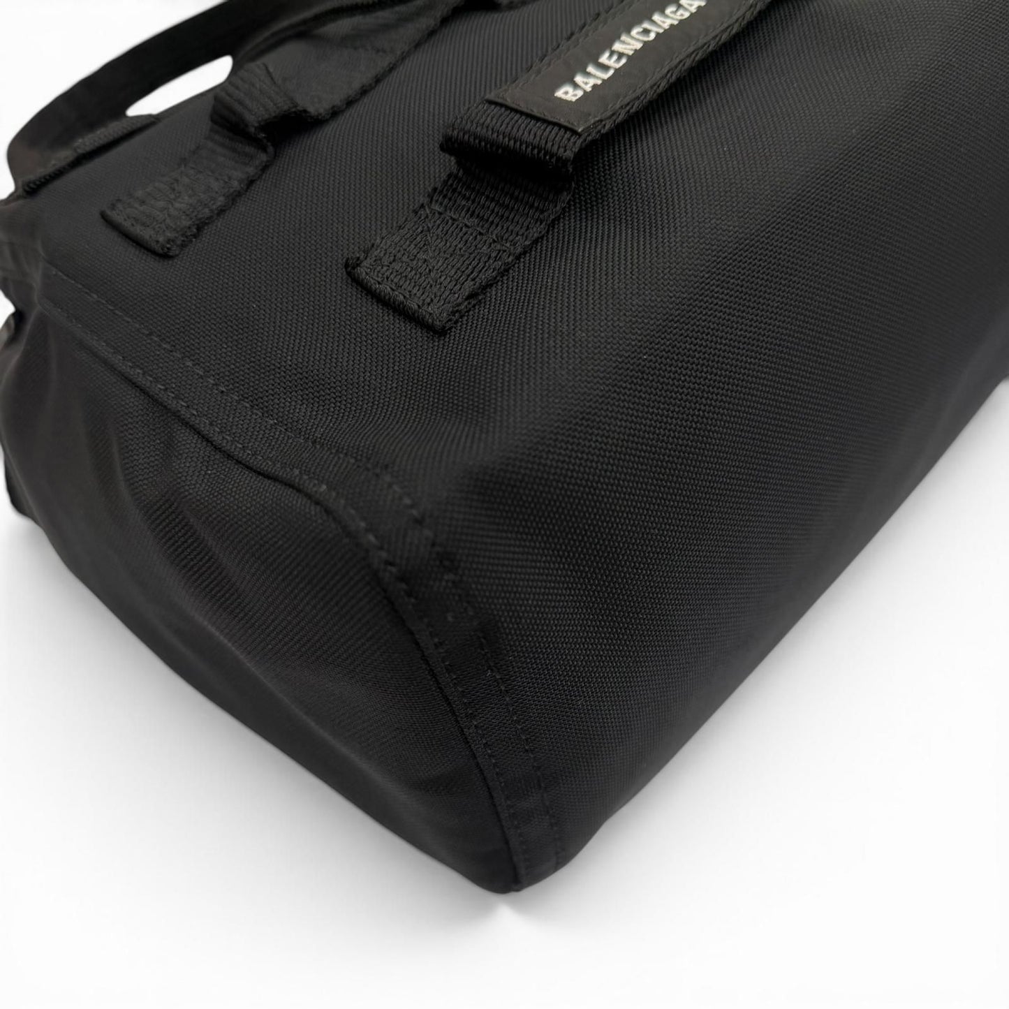 Balenciaga Army Small Nylon 2-Way Tote Black — view 6