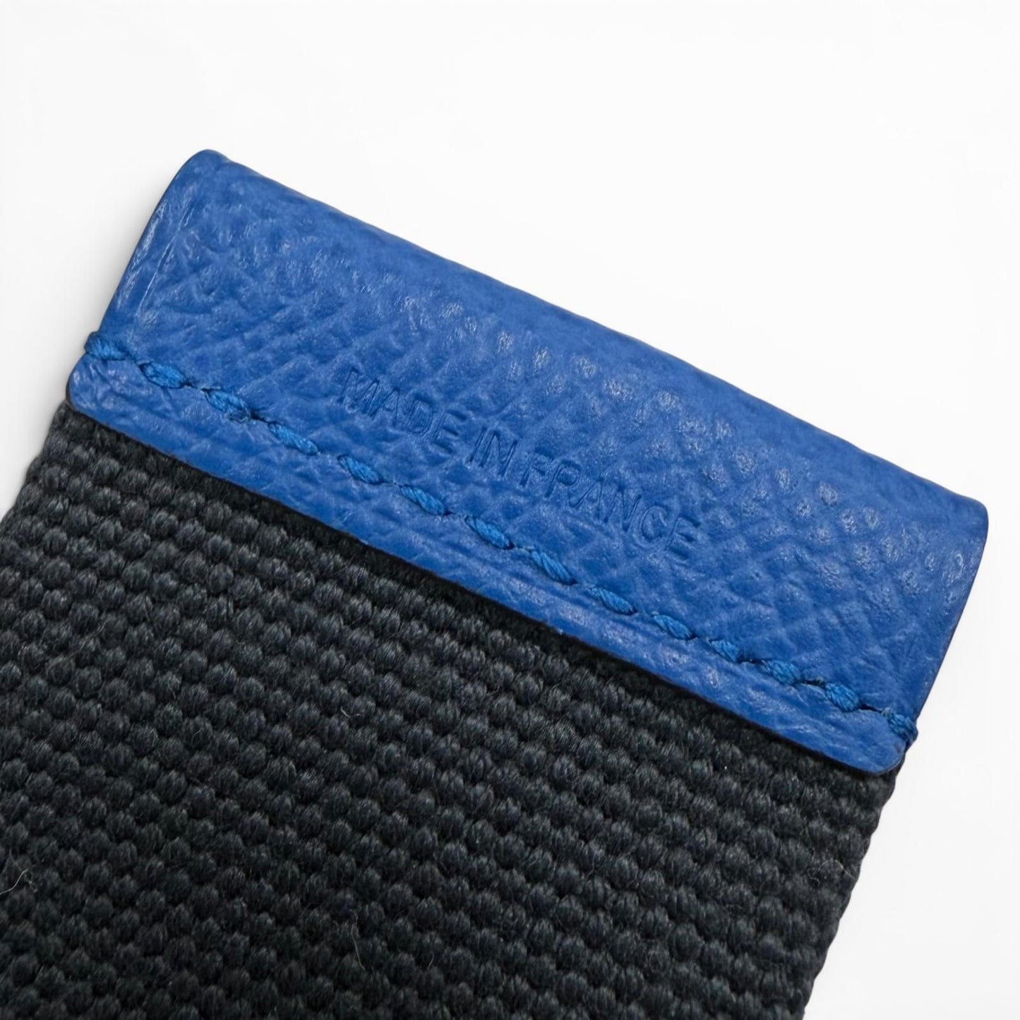 Hermes Nomad Canvas Veau Motif Belt Navy Blue — view 8