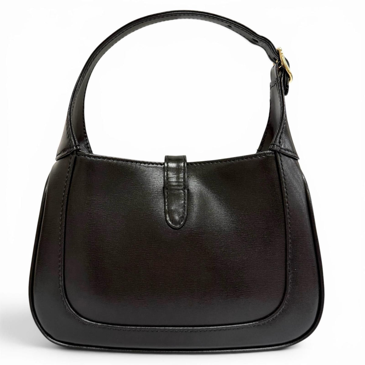 Gucci Jackie Mini Shoulder Bag Leather 2-Way Black Gold — view 3