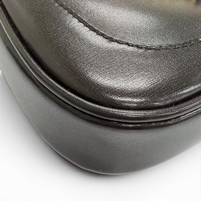 Gucci Jackie Mini Shoulder Bag Leather 2-Way Black Gold — view 6