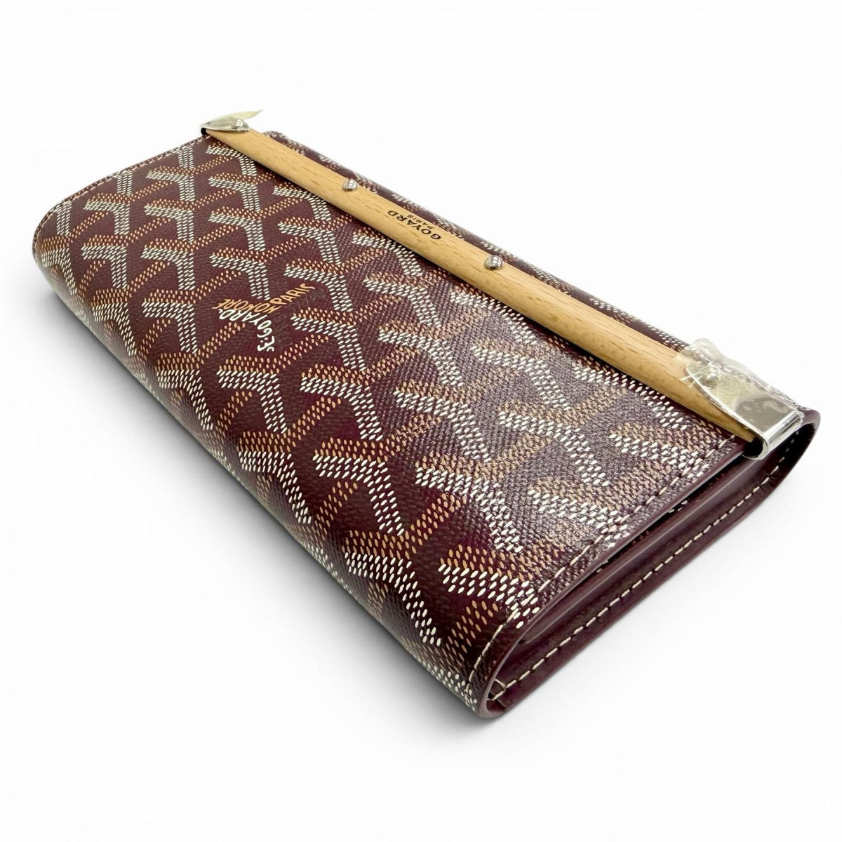 Goyard Monte Carlo Mini Case Pouch Canvas Burgundy — view 4