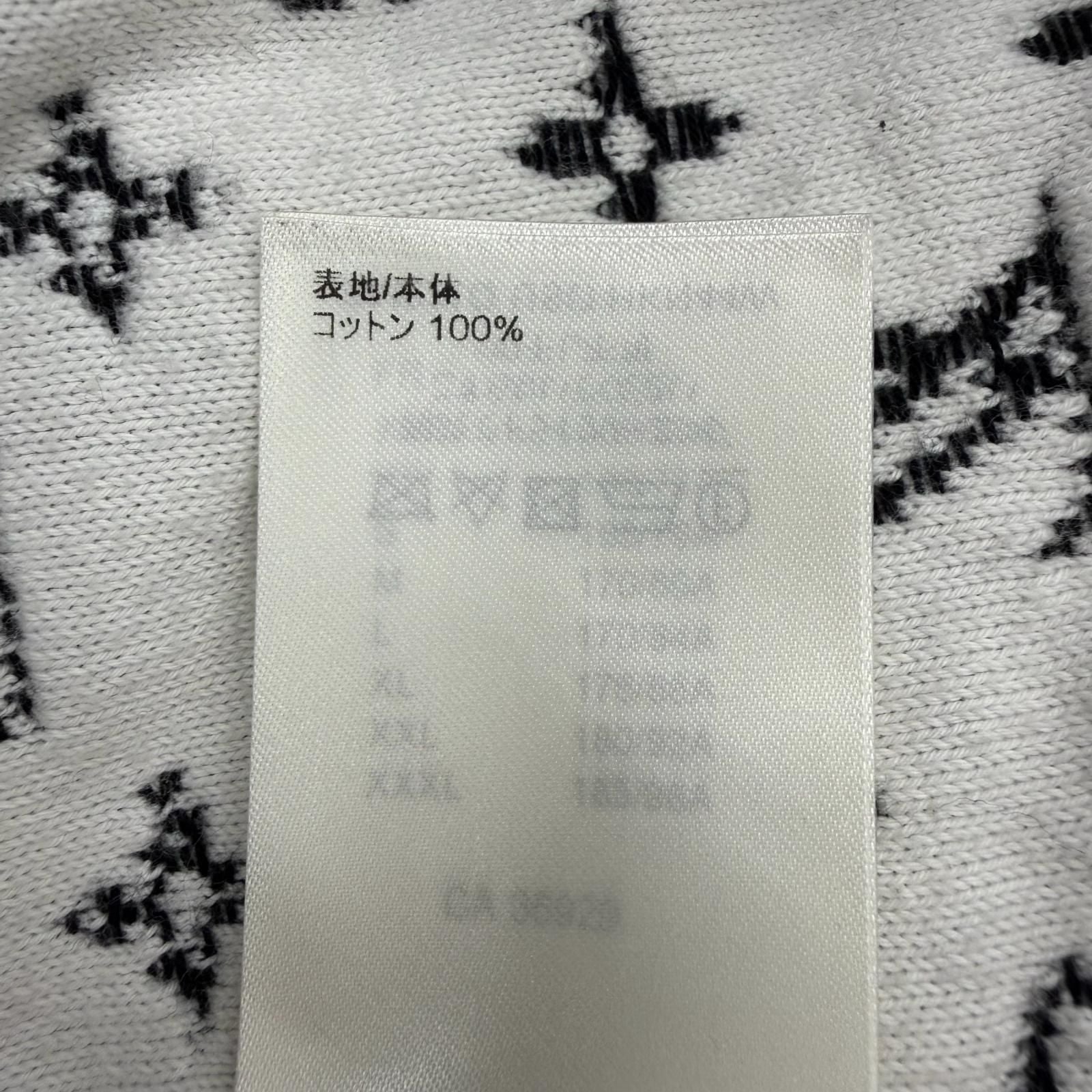 Louis Vuitton Monogram Gradient Cotton 100% Logo Plate Crew Neck Pullover Knit — view 9