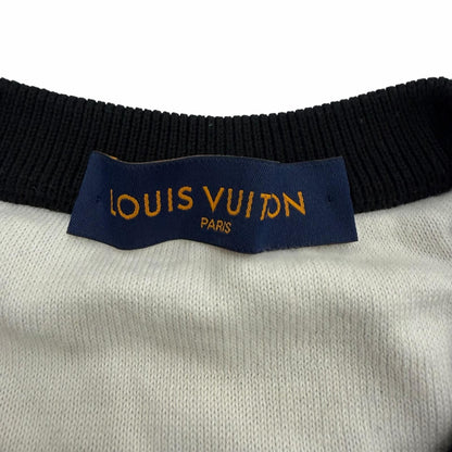 Louis Vuitton Monogram Gradient Cotton 100% Logo Plate Crew Neck Pullover Knit — view 7