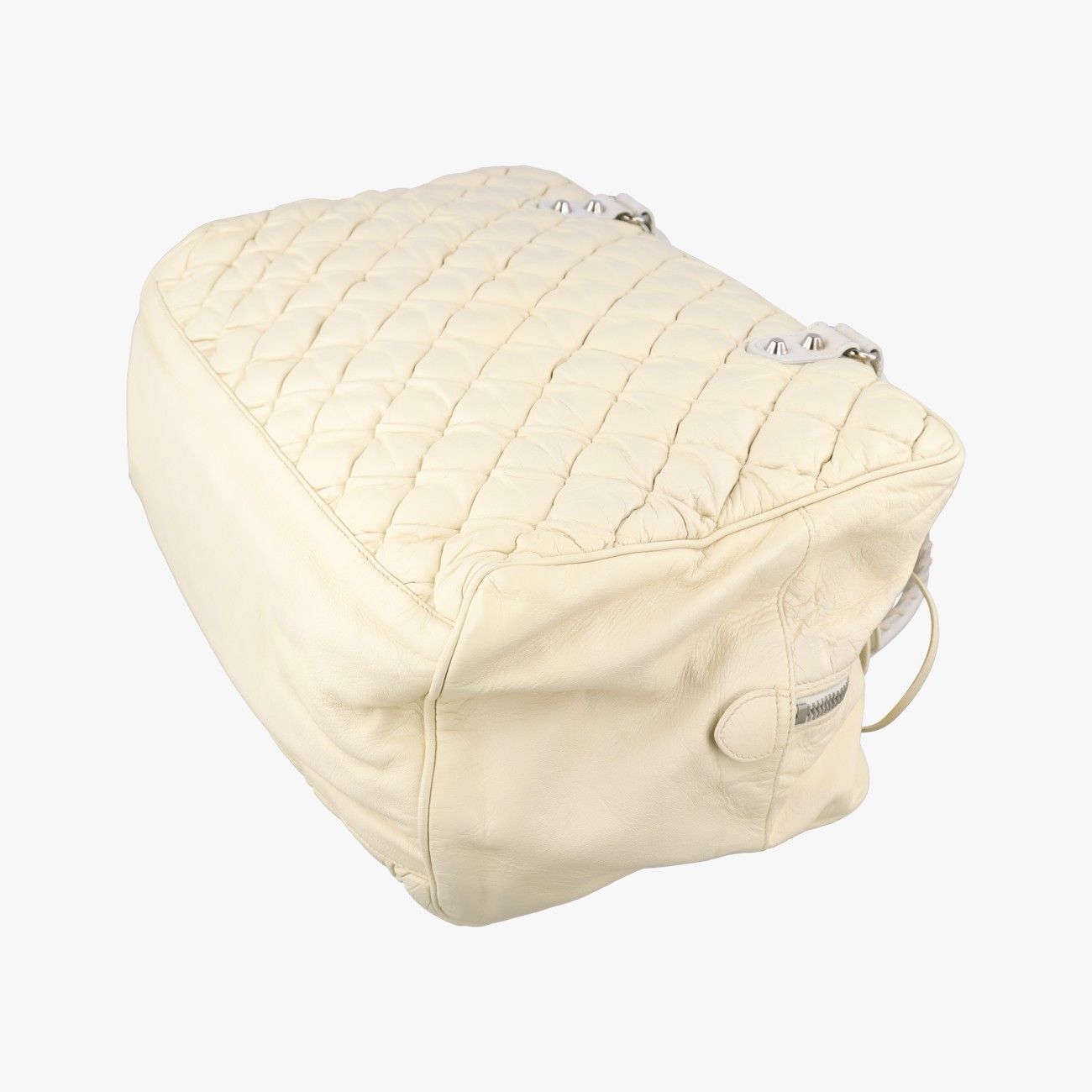 Balenciaga the Matelasse Beige Handbag — view 6