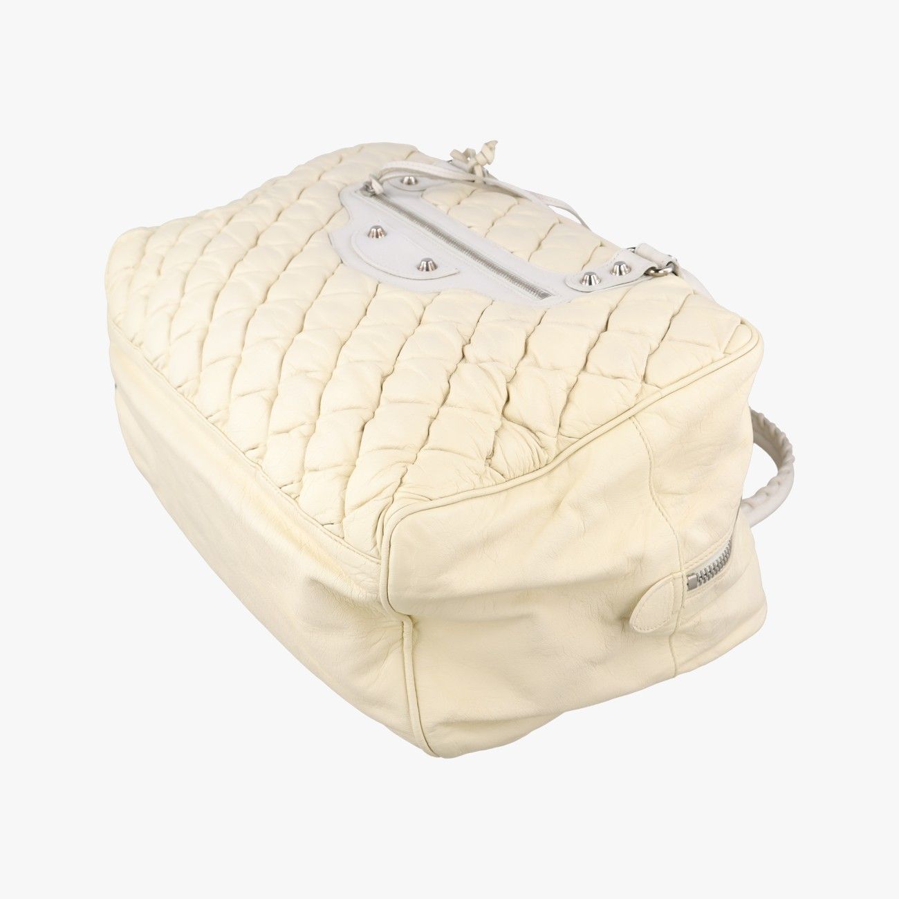 Balenciaga the Matelasse Beige Handbag — view 4