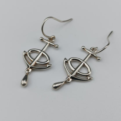 Hermes Grand Chaine D'ancre Silver Earring — view 5