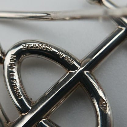 Hermes Grand Chaine D'ancre Silver Earring — view 7