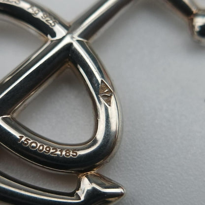 Hermes Grand Chaine D'ancre Silver Earring — view 8