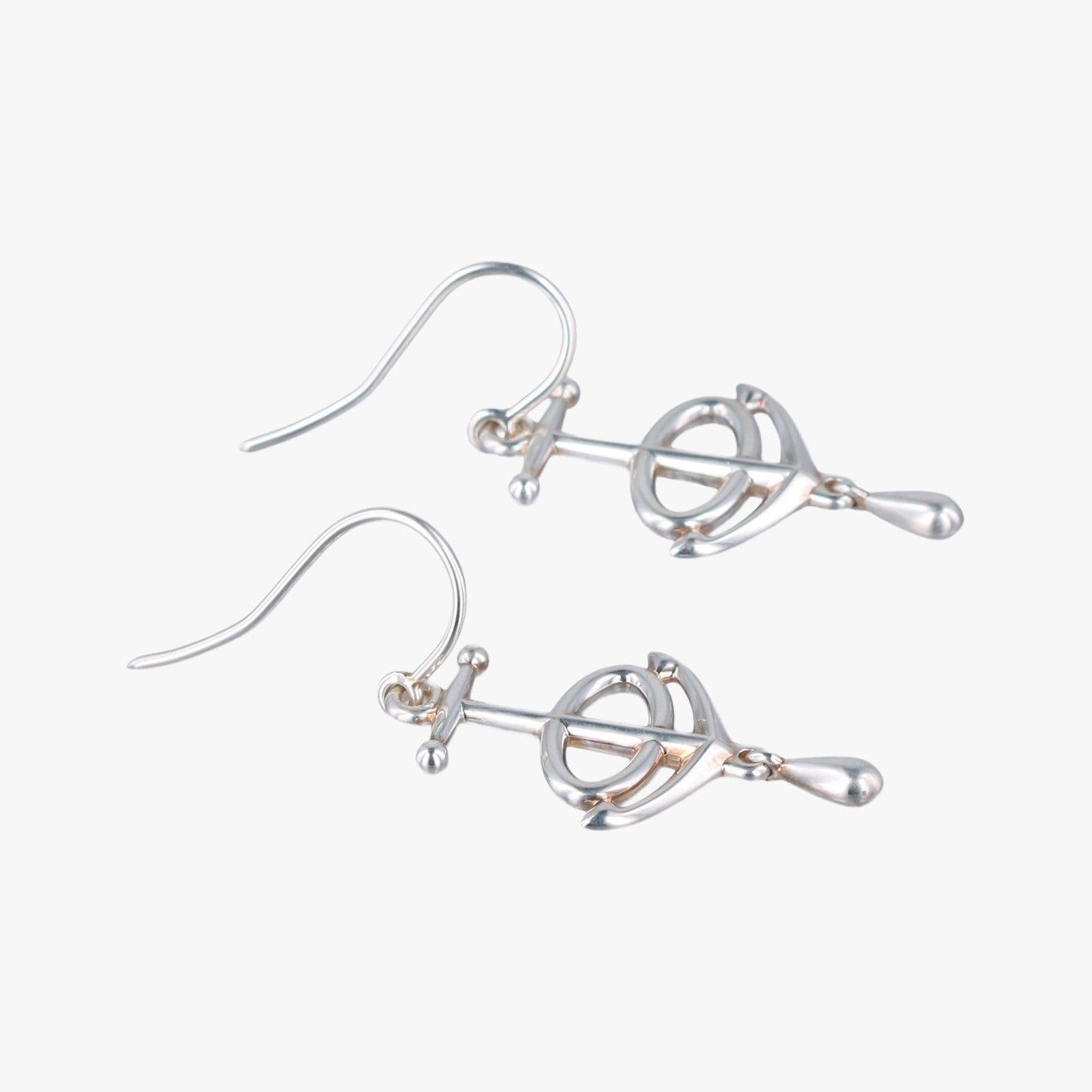 Hermes Grand Chaine D'ancre Silver Earring — view 3