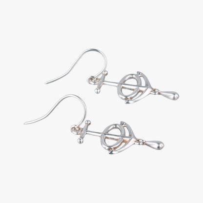 Hermes Grand Chaine D'ancre Silver Earring — view 3