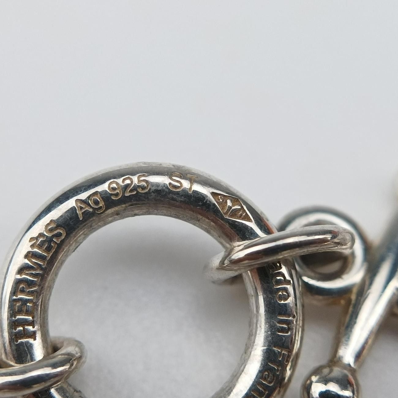 Hermes Grand Large Chaine D'ancre Silver Necklace — view 7