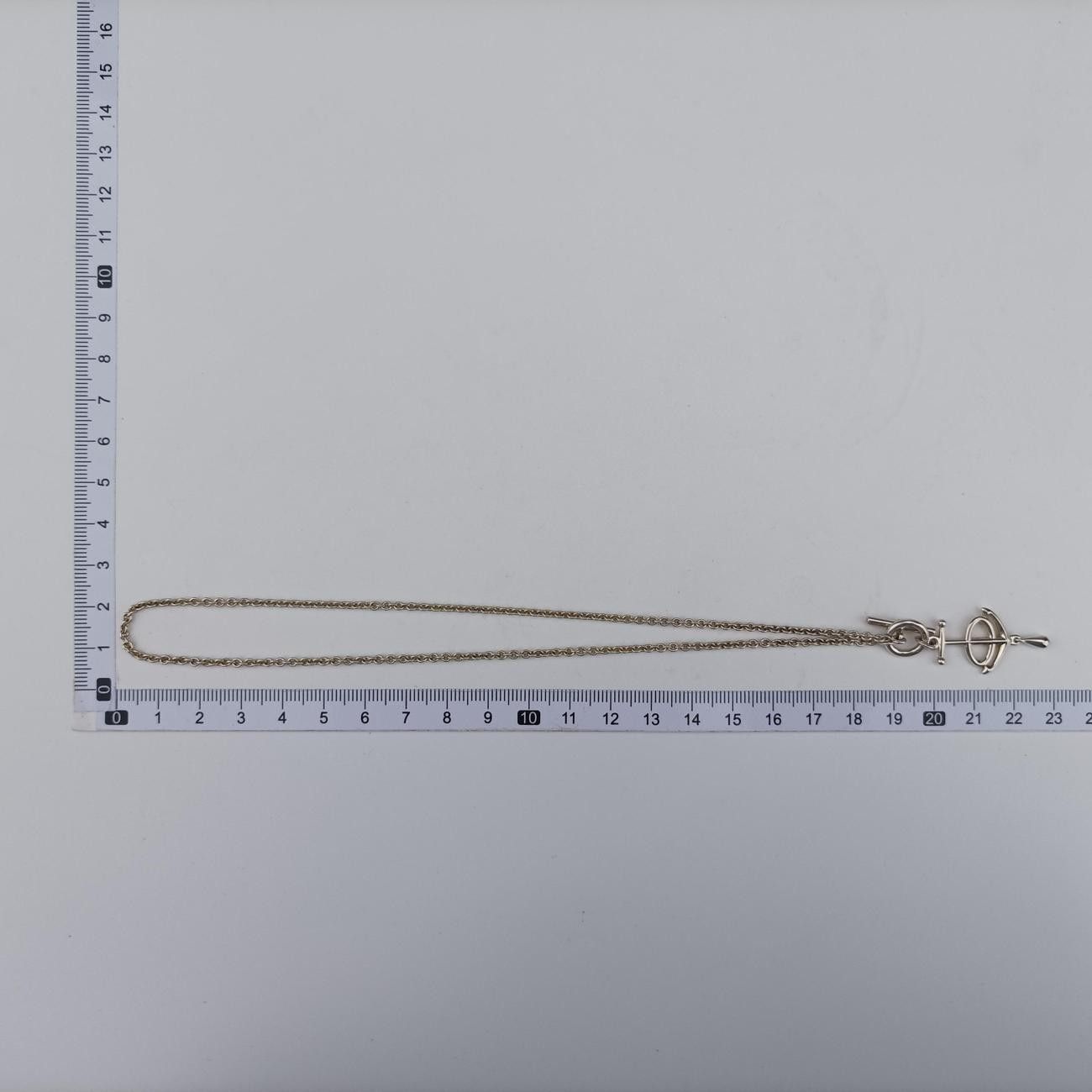 Hermes Grand Large Chaine D'ancre Silver Necklace — view 5