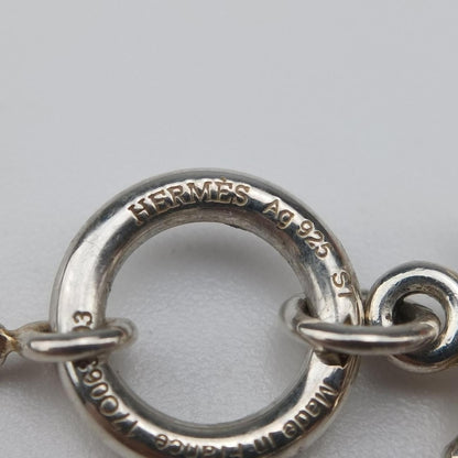 Hermes Grand Large Chaine D'ancre Silver Necklace — view 6