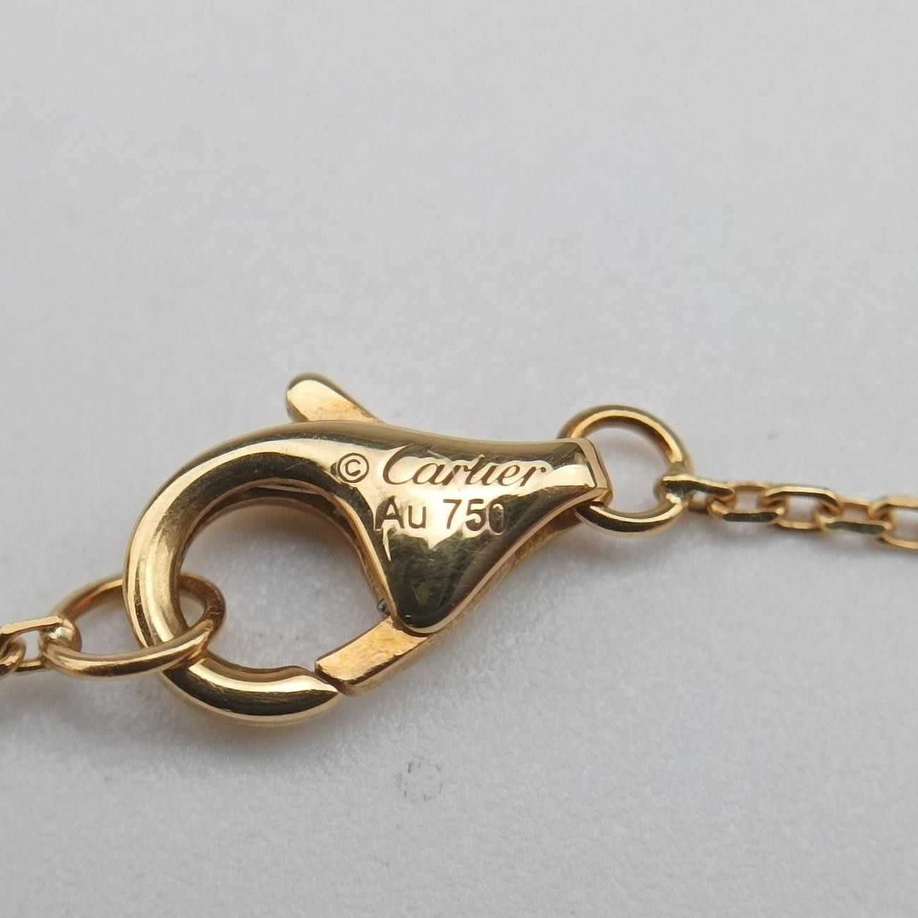 Cartier Amulet Gold White Necklace — view 6