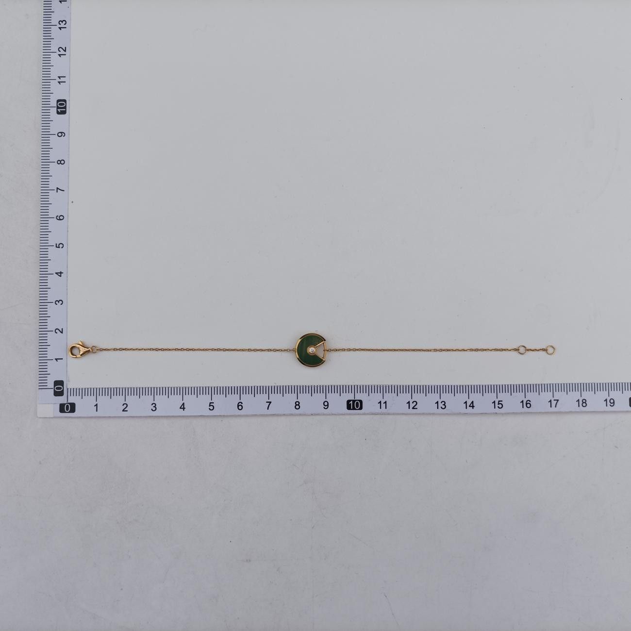 Cartier Amulet de Green Gold Bracelet — view 4