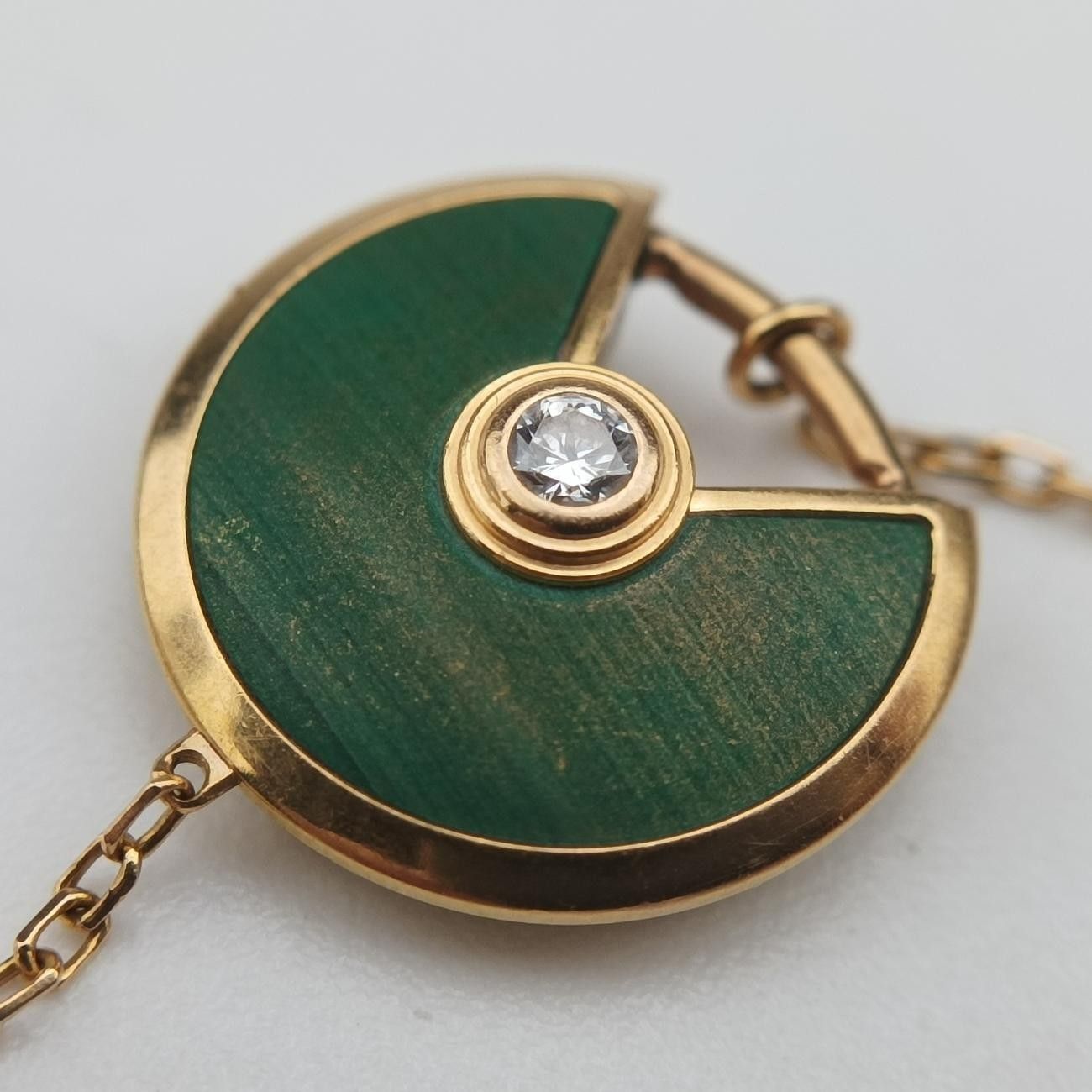 Cartier Amulet de Green Gold Bracelet — view 9