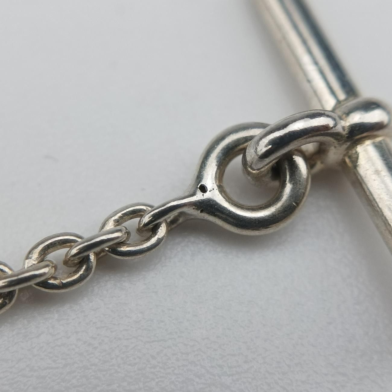 Hermes Kelly Cadenas Pendant Silver — view 7