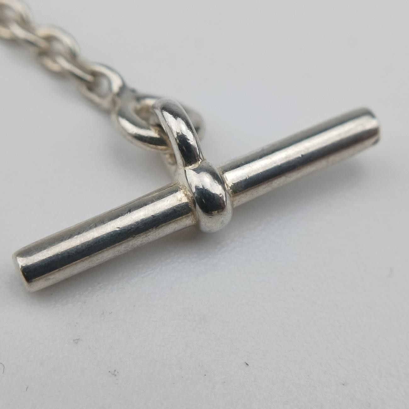 Hermes Kelly Cadenas Pendant Silver — view 8
