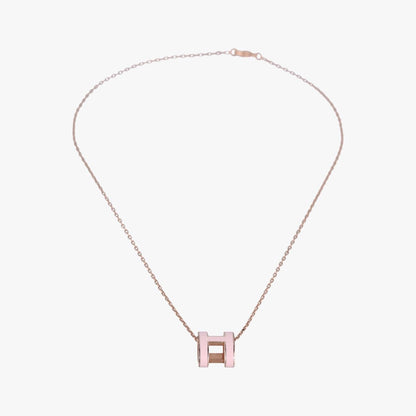 Hermes Pop Gold Pink Necklace — view 3