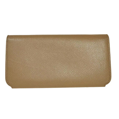 Balenciaga Everyday Wallet Logo Leather Beige — view 3