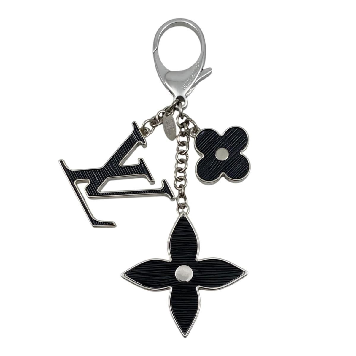 Louis Vuitton Bag Charm Bijou Sac Fleur de Monogram Flower Epi Black