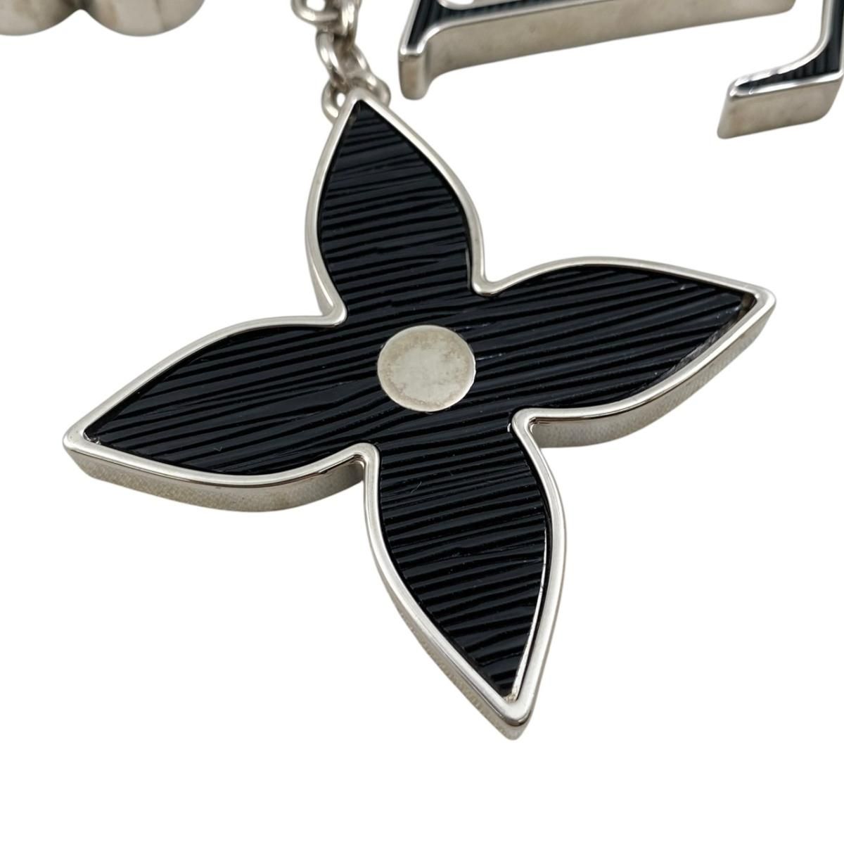 Louis Vuitton Bag Charm Bijou Sac Fleur de Monogram Flower Epi Black — view 7