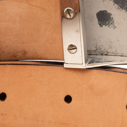 Louis Vuitton Monogram Ceinture Carre Buckle Belt Brown Silver Leather — view 4