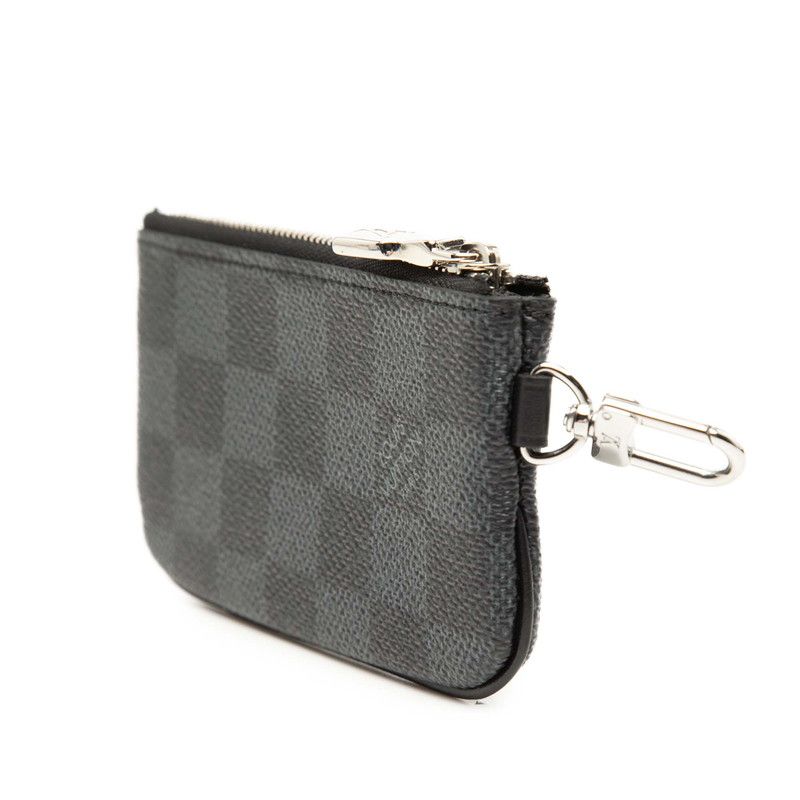 Louis Vuitton Damier Graphite Trio Messenger Pouch Coin Case Gray Black — view 2