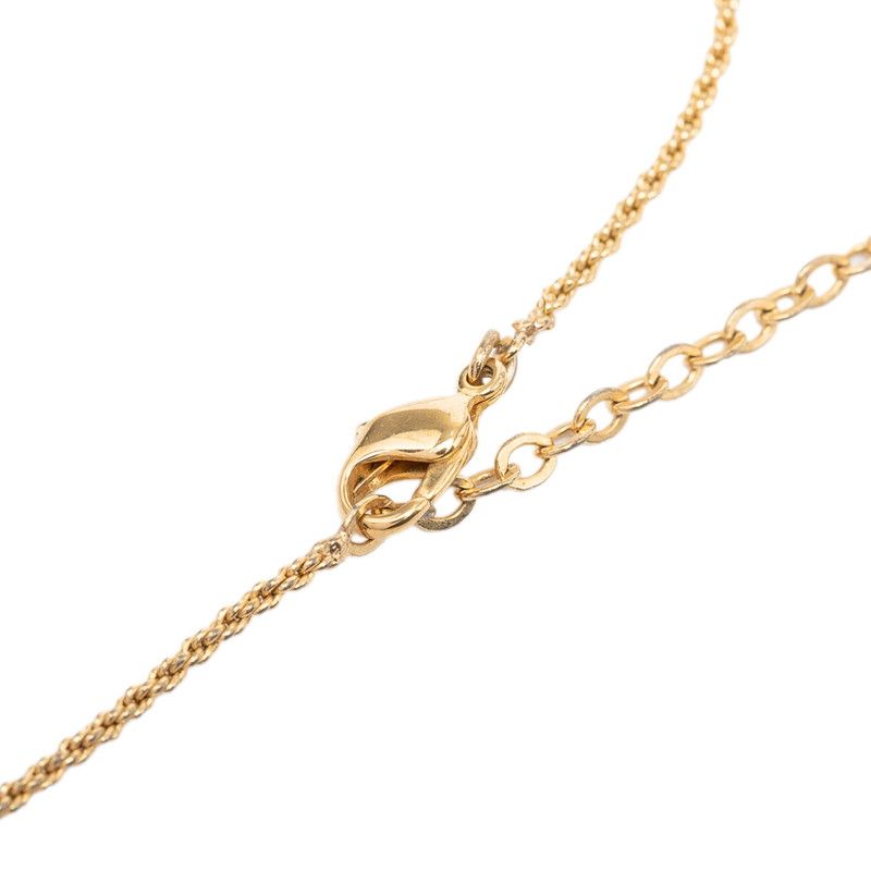 Dior Logo Necklace Gold Plated — view 4