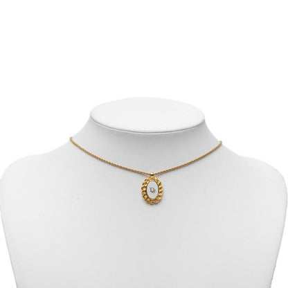 Dior Logo Necklace Gold Plated — view 6