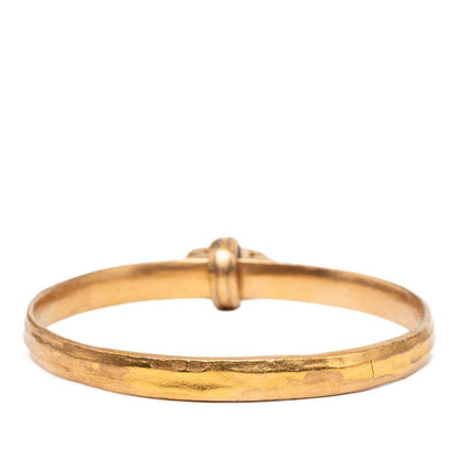 Chanel CC Logo Vintage Bangle 96 Gold Plated 1- Bracelet — view 3