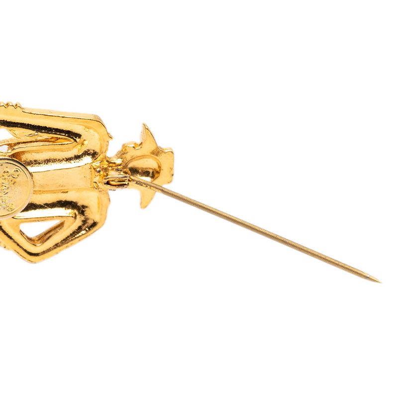 Chanel Mademoiselle Brooch Gold Plated — view 3