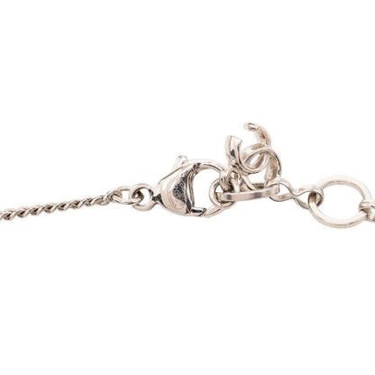 Chanel CC Logo Cat Robot Choupette Chain Pendant 17 Silver Blue — view 5