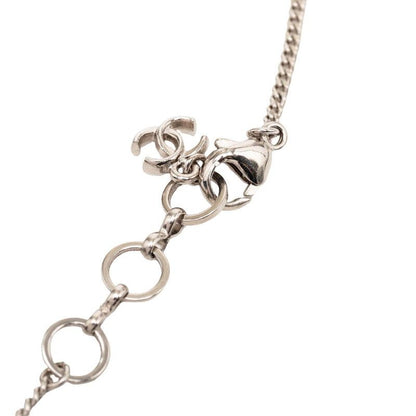 Chanel CC Logo Cat Robot Choupette Chain Pendant 17 Silver Blue — view 4
