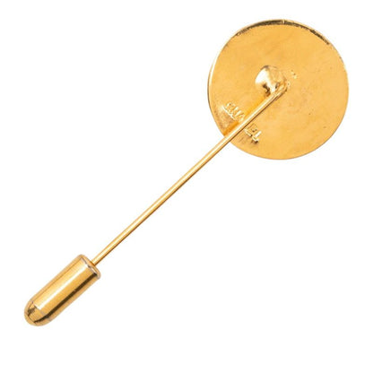 Chanel Camellia Pin Brooch Gold Plated — view 2