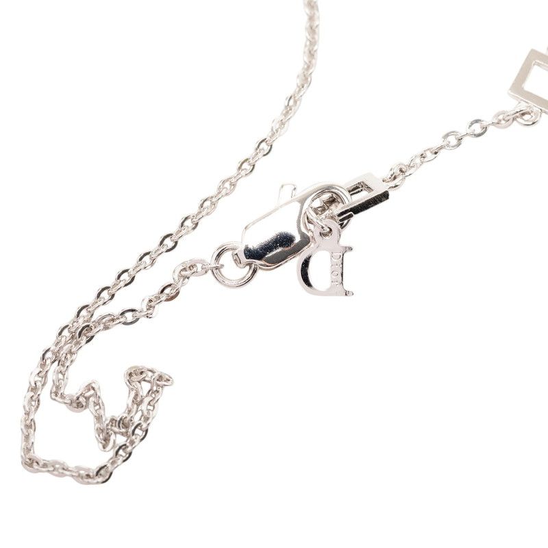 Dior I Love Heart Arrow Chain Pendant Silver Metal — view 4