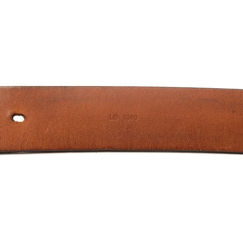Louis Vuitton Monogram Ceinture Carre Belt Brown Leather — view 5