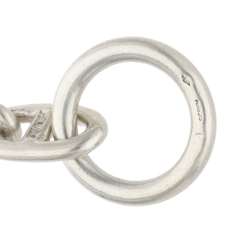 Hermes Chaine D'ancre Silver Choker Necklace GM — view 4