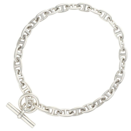 Hermes Chaine D'ancre Silver Choker Necklace GM