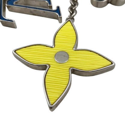Louis Vuitton Bag Charm Bijou Sac Fleur de Monogram Flower Epi Blue Yellow — view 3