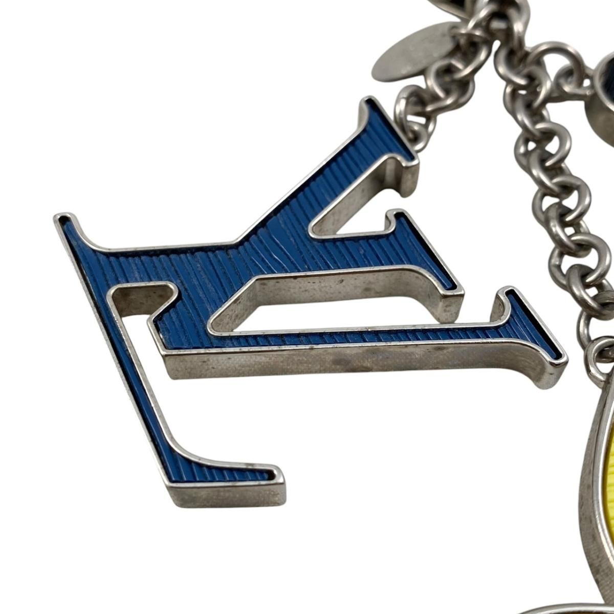 Louis Vuitton Bag Charm Bijou Sac Fleur de Monogram Flower Epi Blue Yellow — view 4