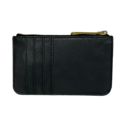 Fendi Coin Case Zucca Pattern Dark Brown Black Fragment with Ring Embossed — view 2