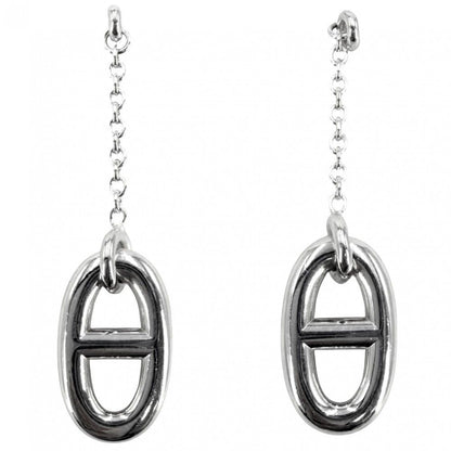Hermes Earrings Chaine D'ancre Farandole 925 Sterling Silver