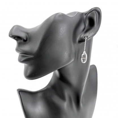 Hermes Earrings Chaine D'ancre Farandole 925 Sterling Silver — view 2